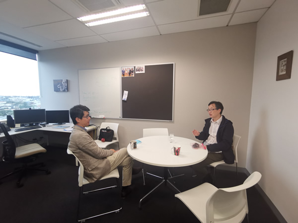 澳大利亚维州政府投资贸易局投资总监Nick Yan拜访墨尔本子公司(图1)